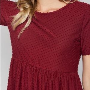 Tiered Swiss Dot Dress Sz Medium